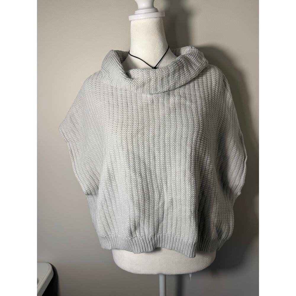 Free People Keep It Simple Cowl-Neck Sweater Medium - Picture 2 of 5